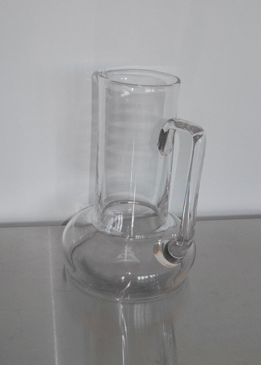 carafe en verre 70's
