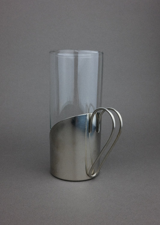 tasse long drink chromée