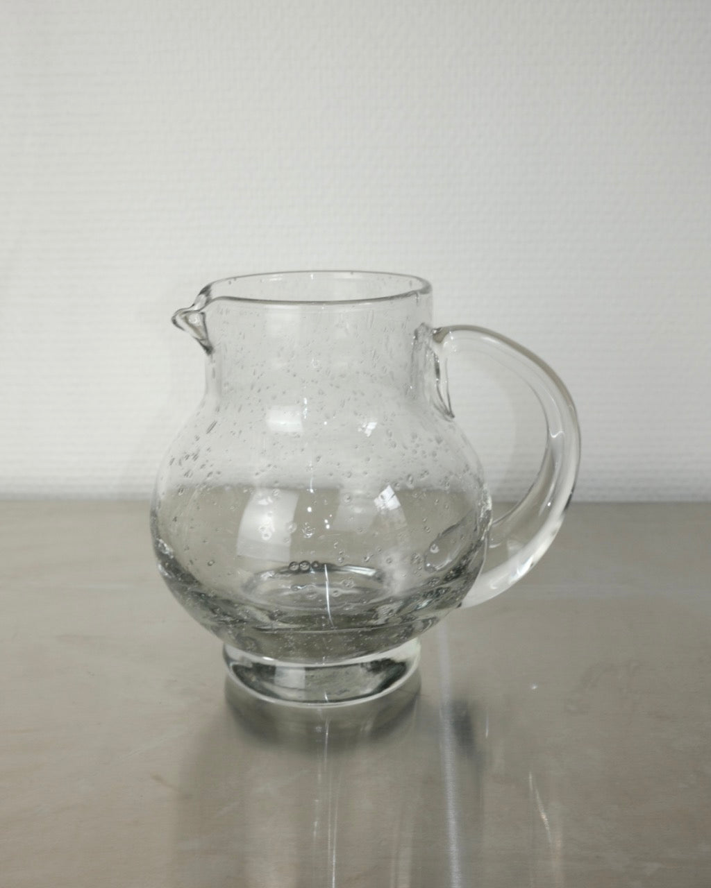 petit pichet en verre soufflé