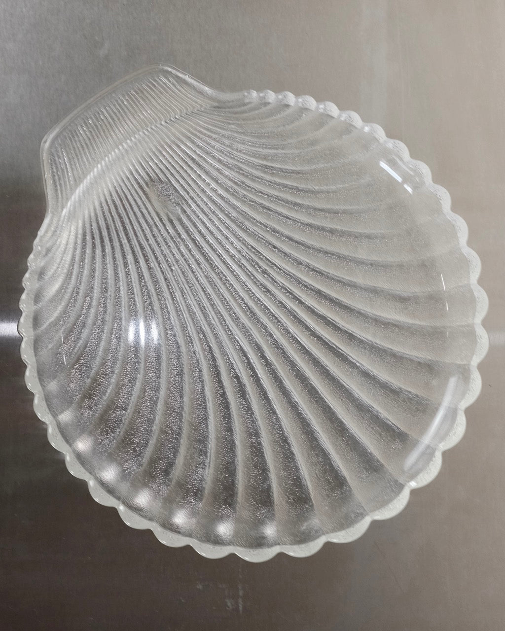 plat XL saint jacques texturé en verre