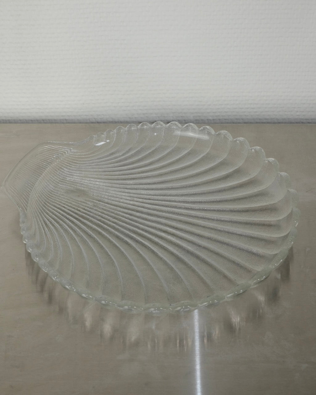 plat XL saint jacques texturé en verre
