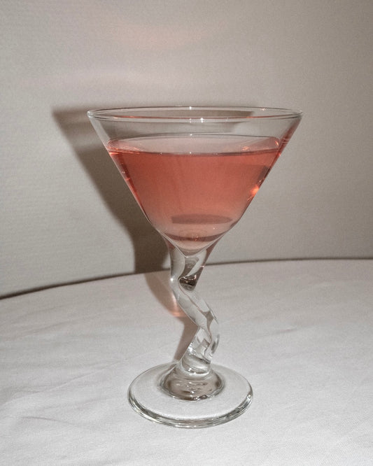 set de 4 verres à martini pied zig zag