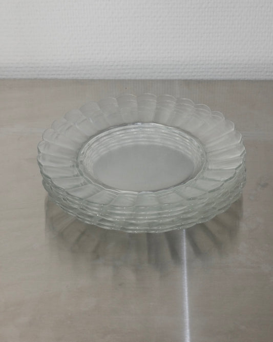 6 assiettes à dessert marguerite Duralex