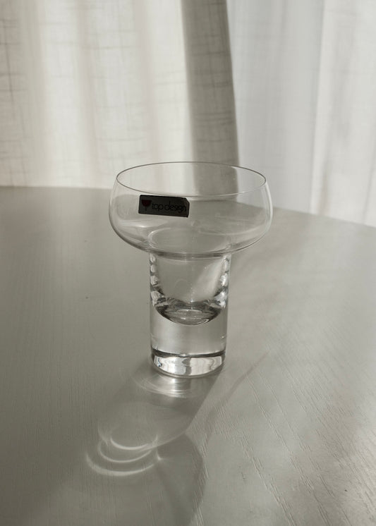 4 petits verres en cristal Top Design 1970