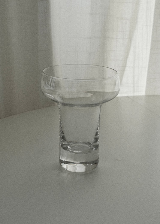 4 grands verres en cristal Top Design 1970