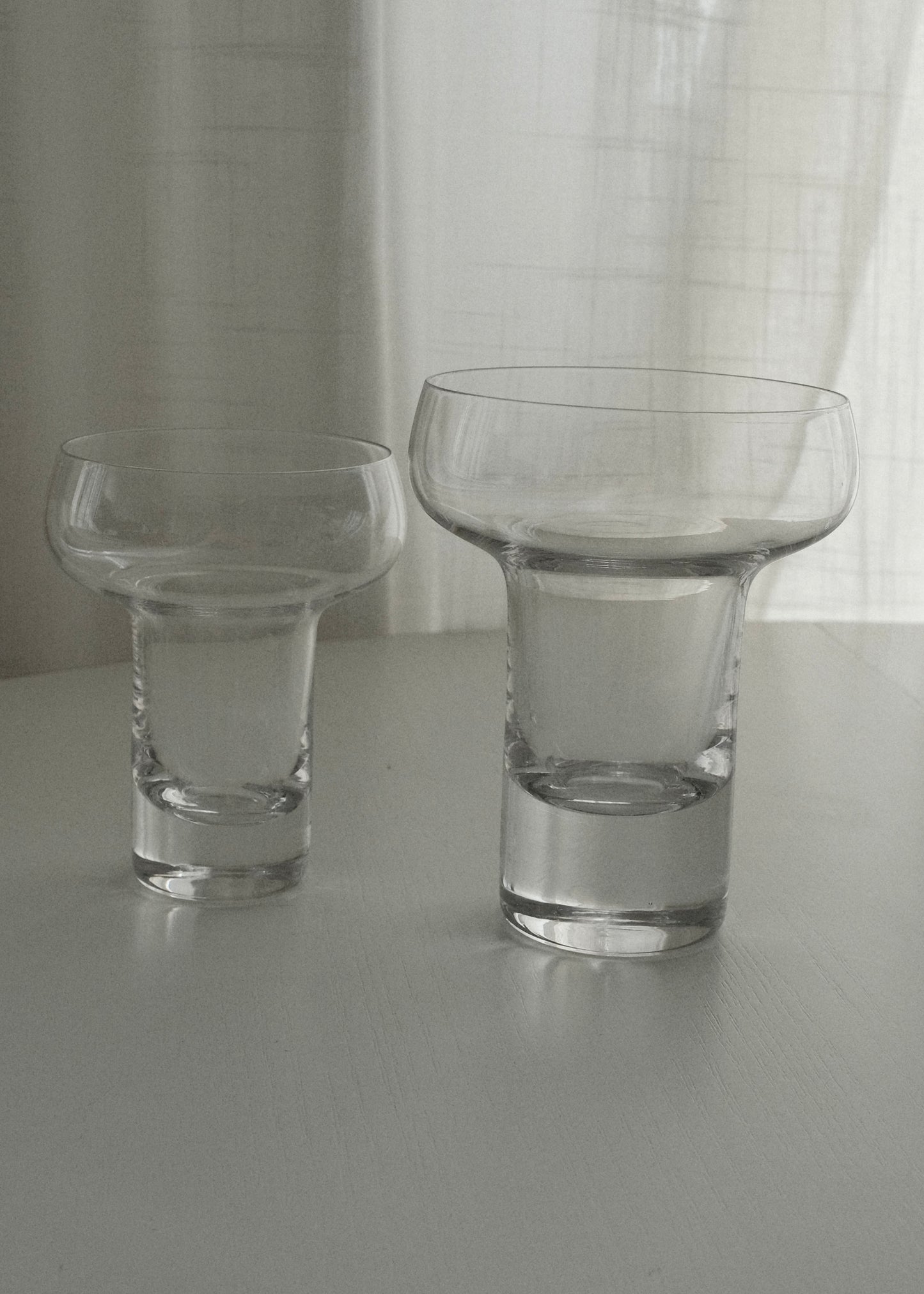 4 petits verres en cristal Top Design 1970