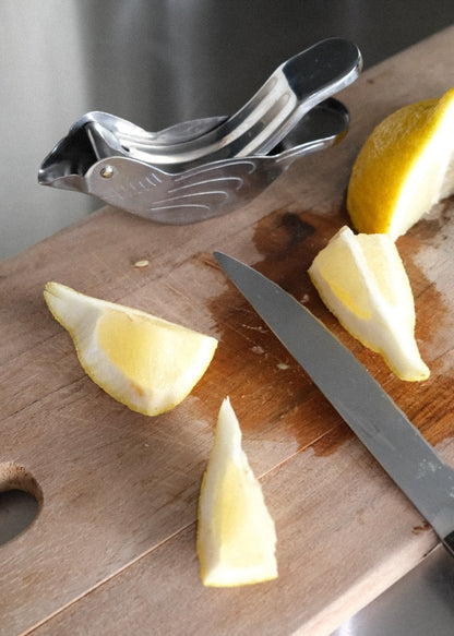 presse-citron oiseau en métal