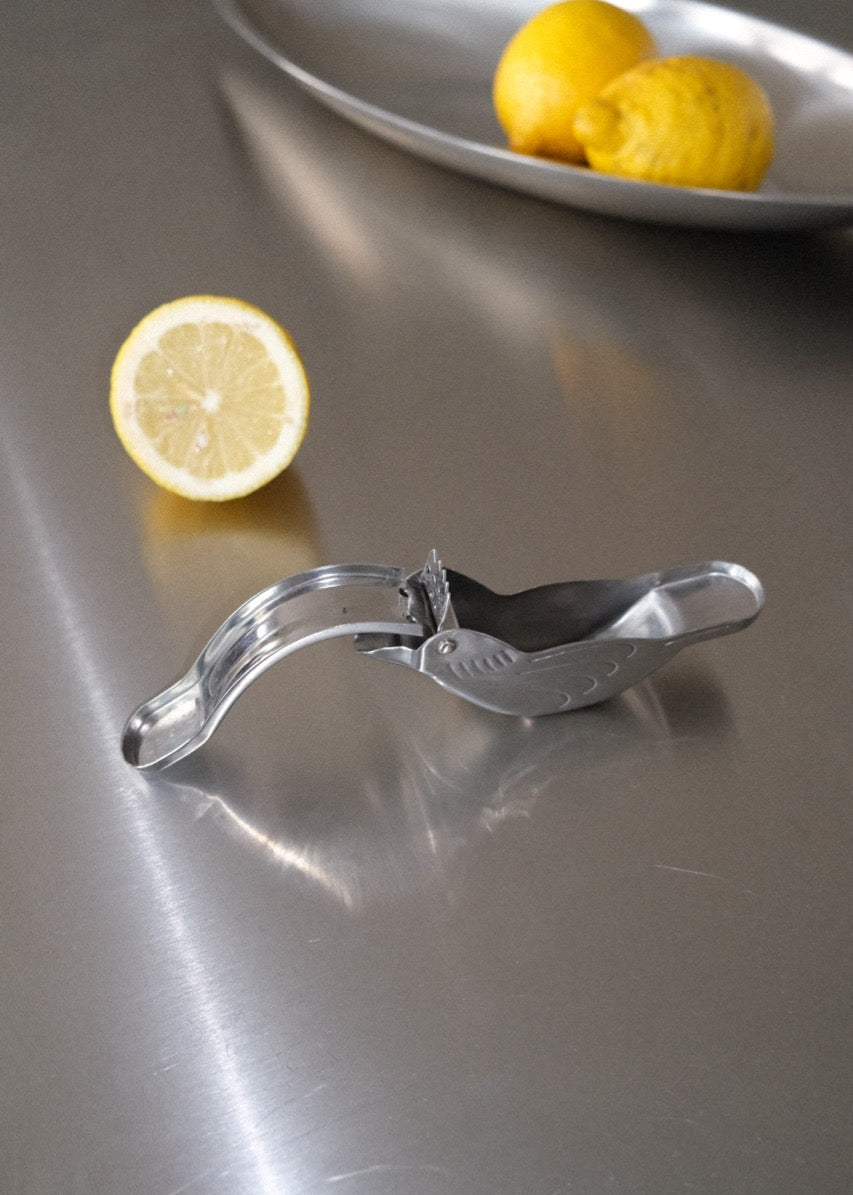 presse-citron oiseau en métal