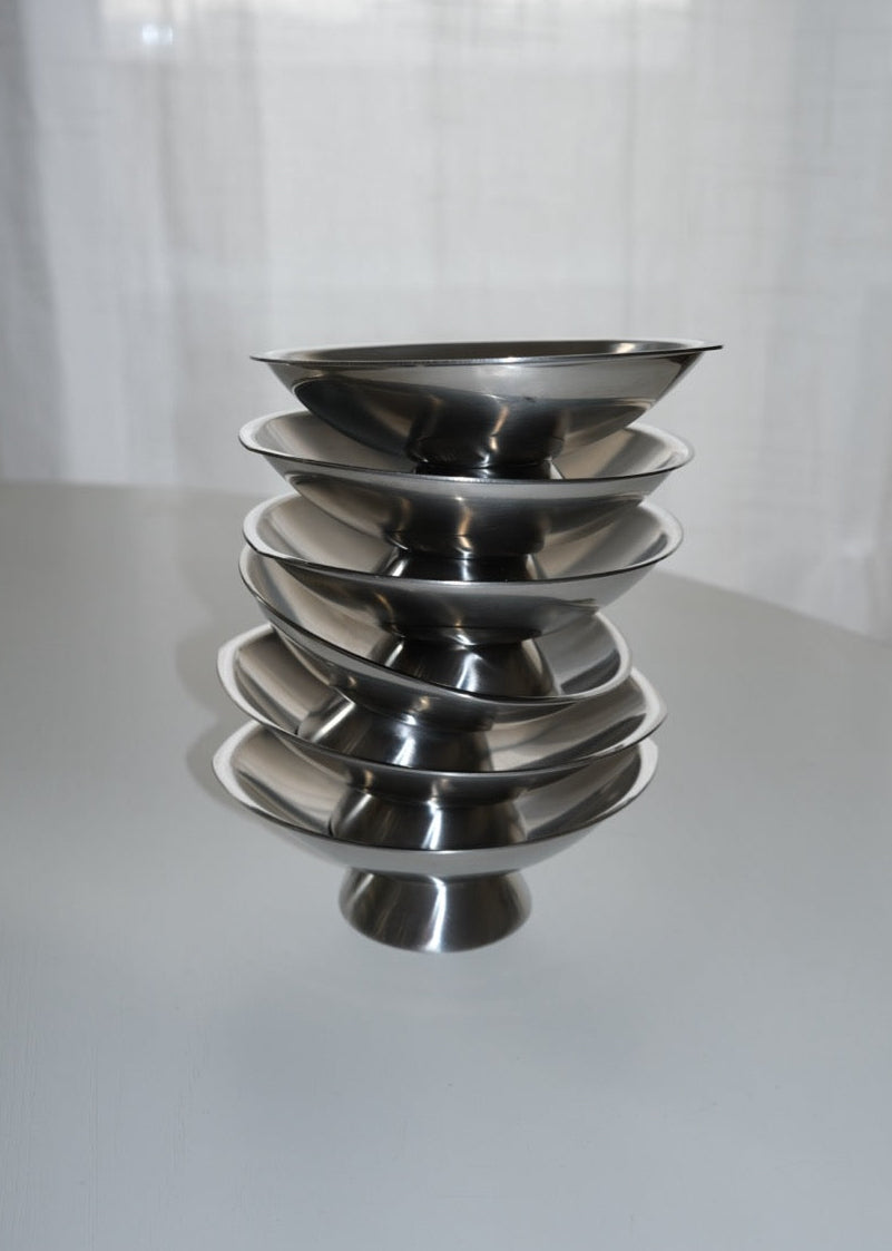 6 coupelles inox Guy Degrenne