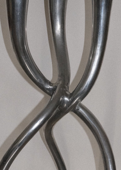 chandelier sculptural fonte d'aluminium