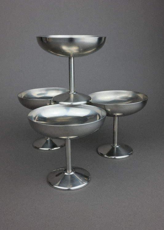 4 coupes inox minimalistes
