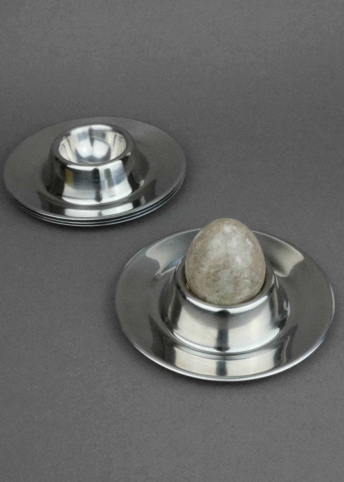 coquetier inox minimaliste