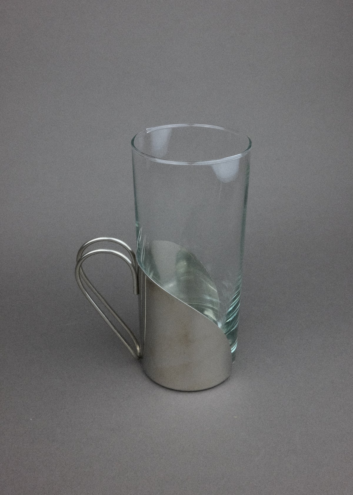 tasse long drink chromée