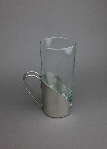 tasse long drink chromée
