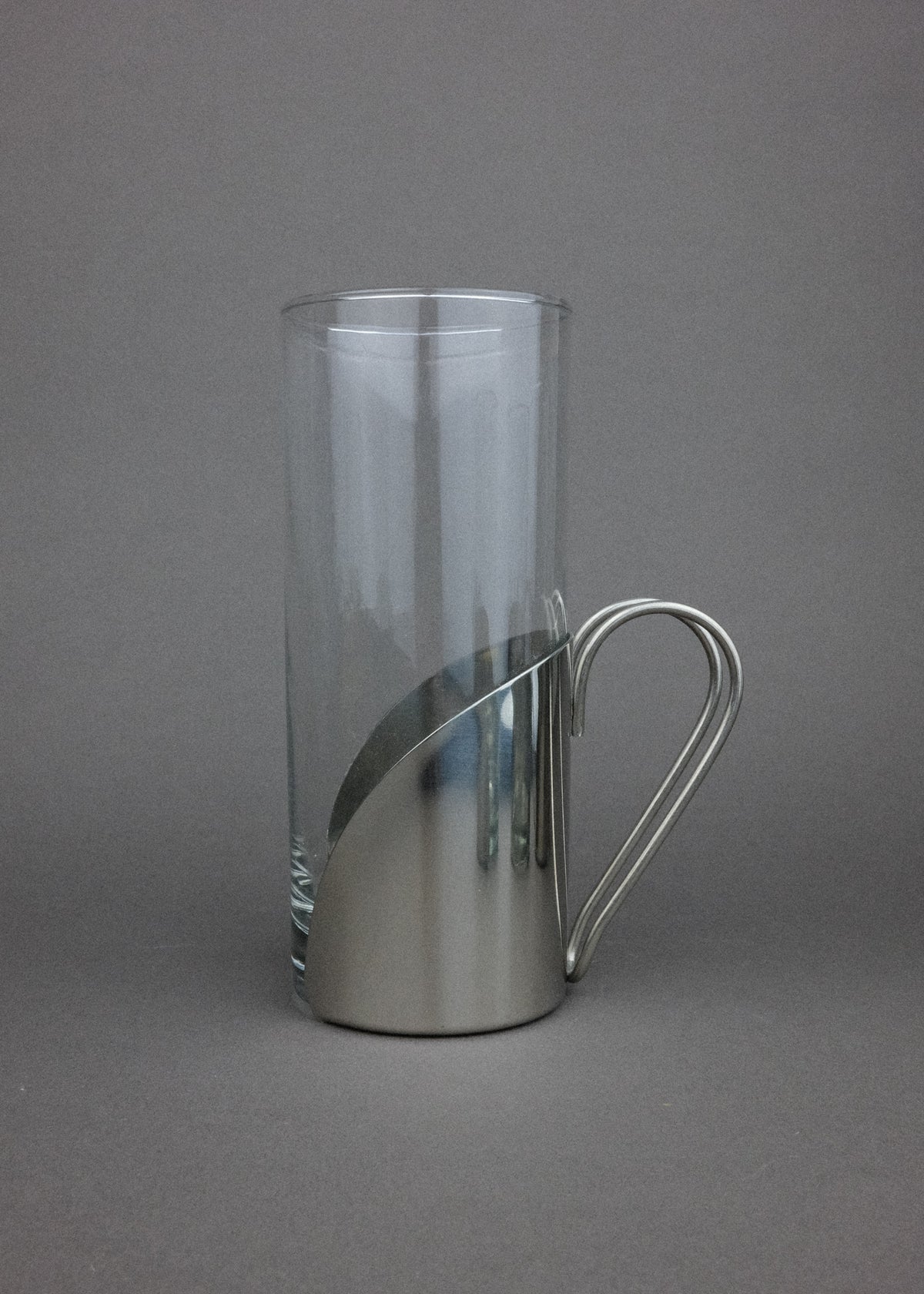 tasse long drink chromée