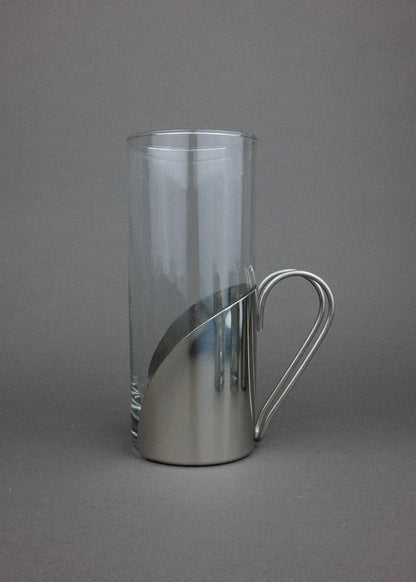 tasse long drink chromée