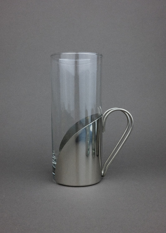 tasse long drink chromée