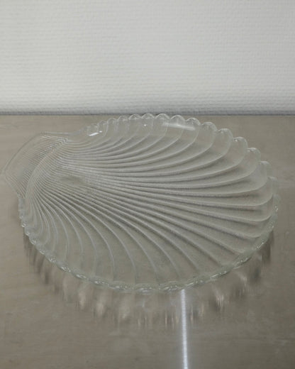 plat XL saint jacques texturé en verre