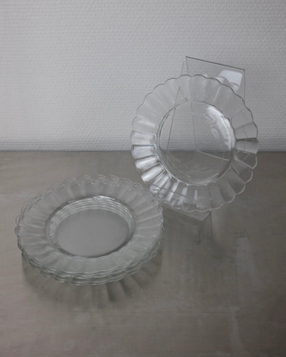 6 assiettes à dessert marguerite Duralex