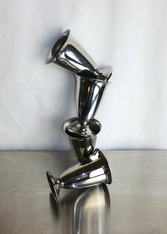 lot de 4 coupes en inox