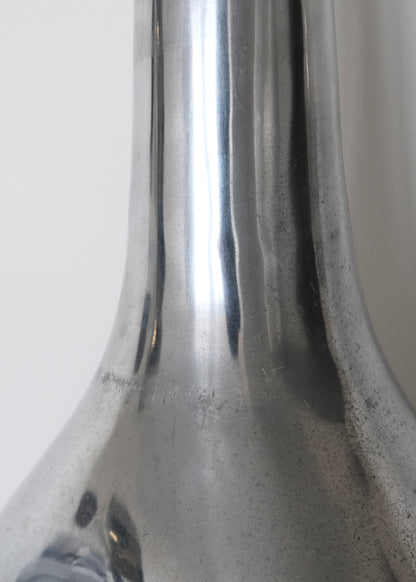 grand vase fonte d'aluminium 1970