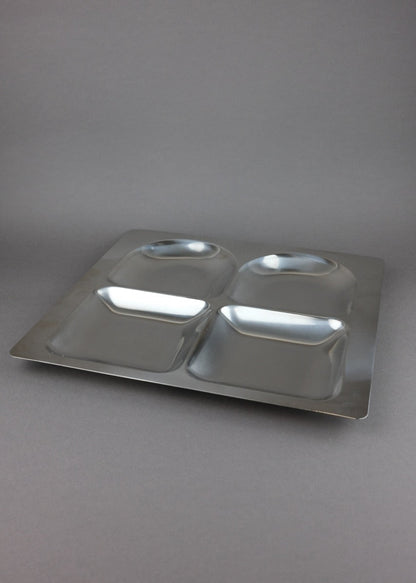 plateau compartimenté AMC en inox