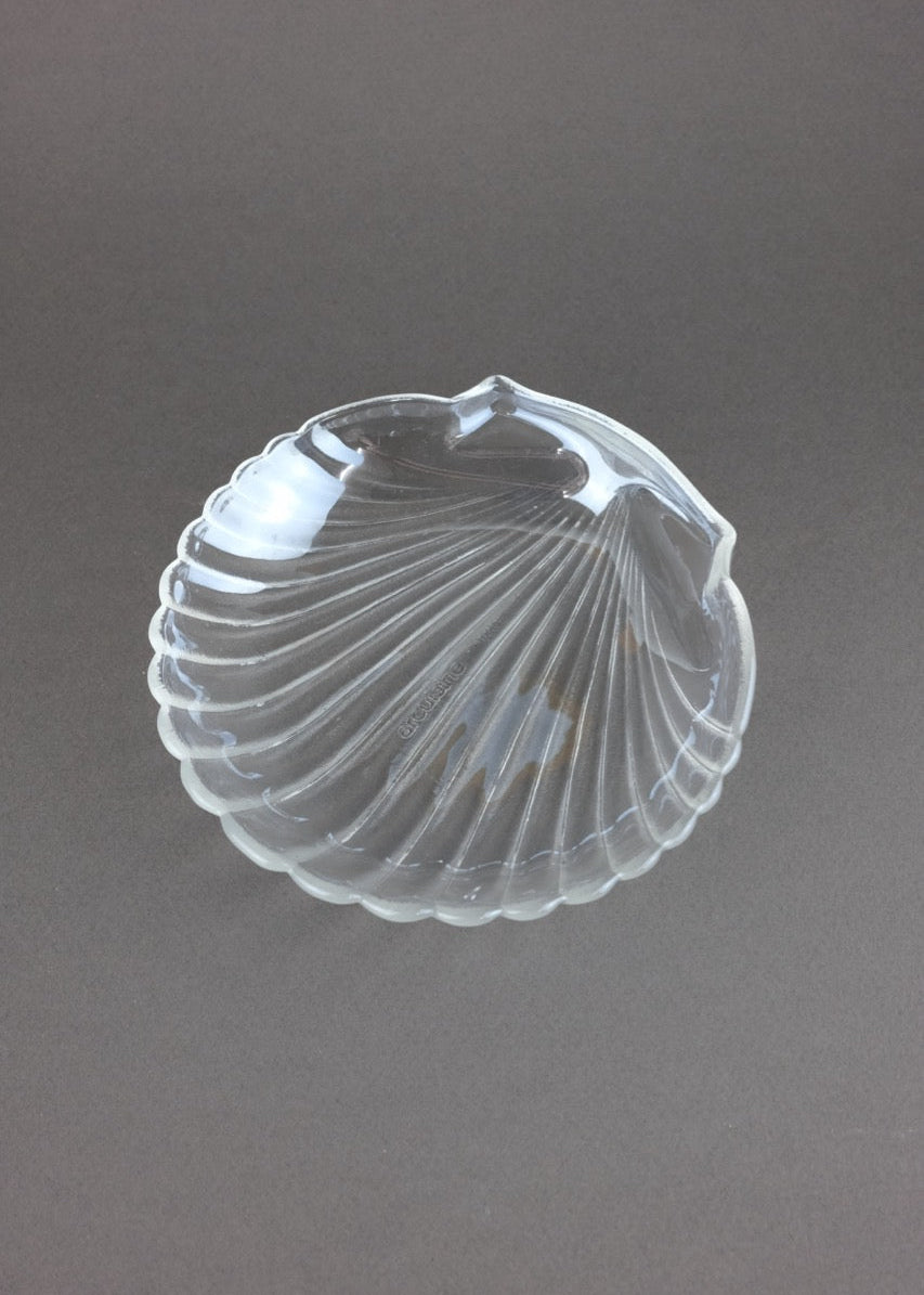 duo de petites assiettes coquillage Arcopal