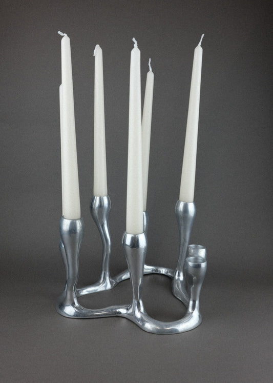 chandelier sculptural en aluminium