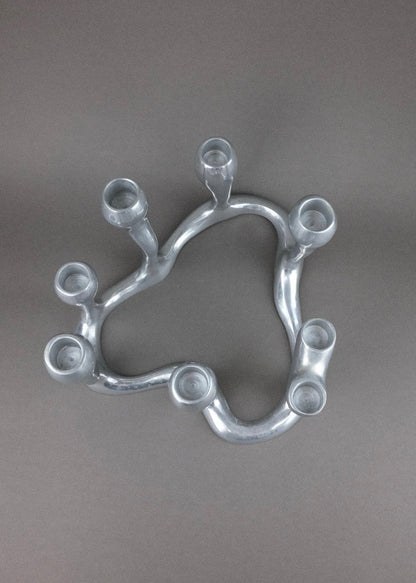 chandelier sculptural en aluminium