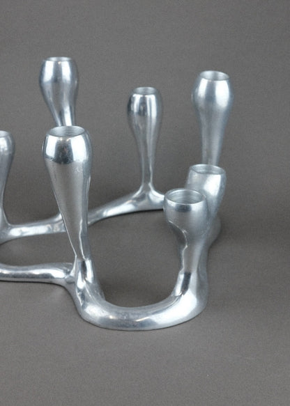 chandelier sculptural en aluminium