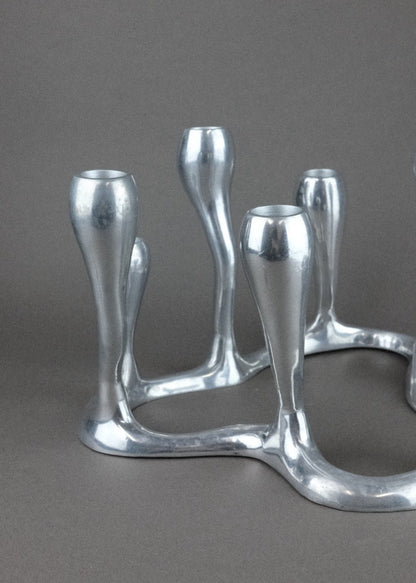 chandelier sculptural en aluminium