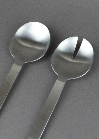 couverts de service en inox brossé