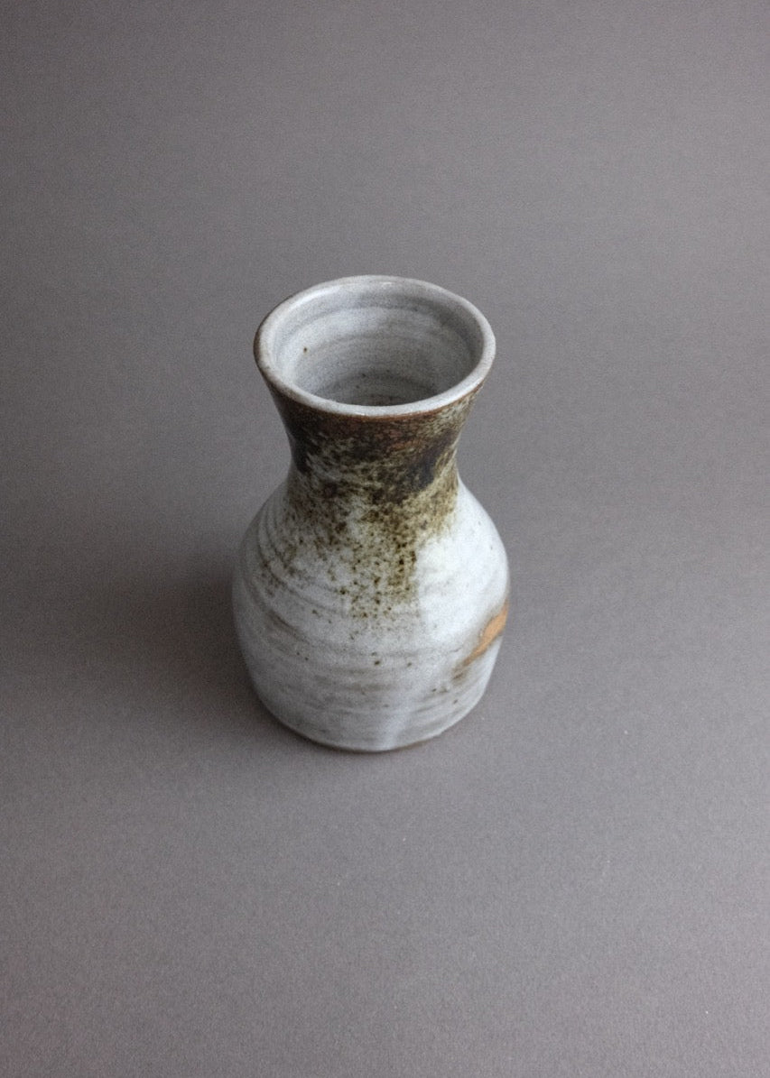 vase en grès émaillé signé