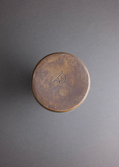 vase en grès émaillé signé