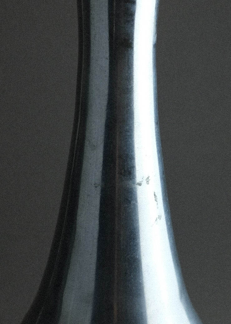vase en fonte d’aluminium – Années 1970