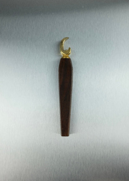 ensemble de bar en acajou et laiton