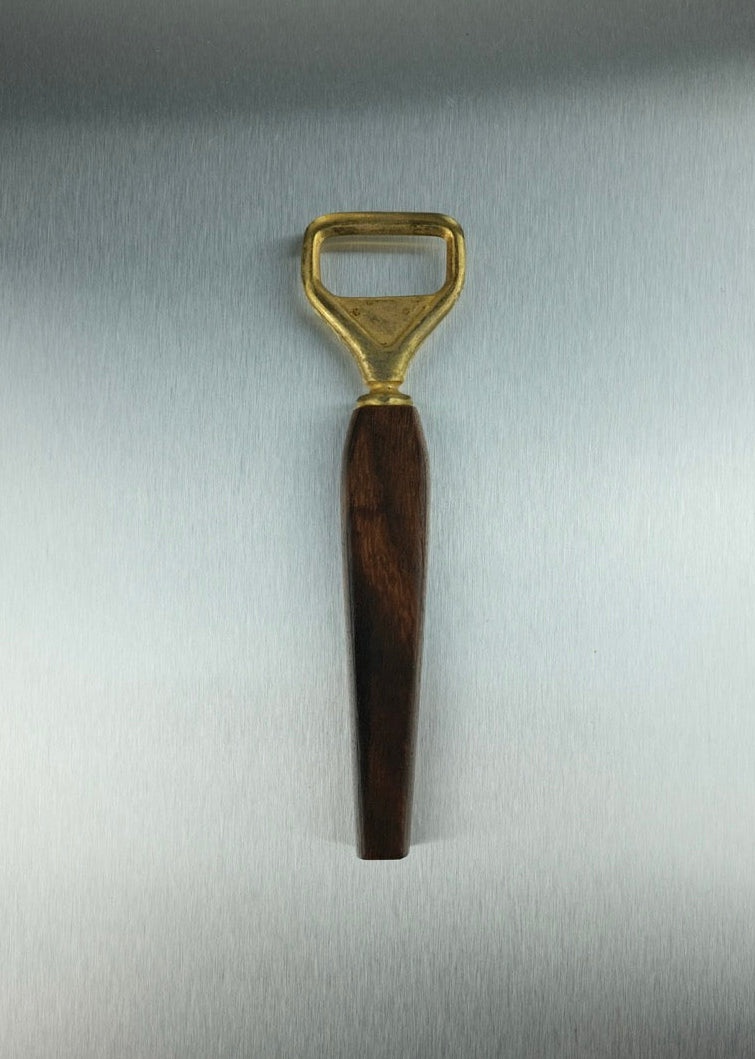 ensemble de bar en acajou et laiton