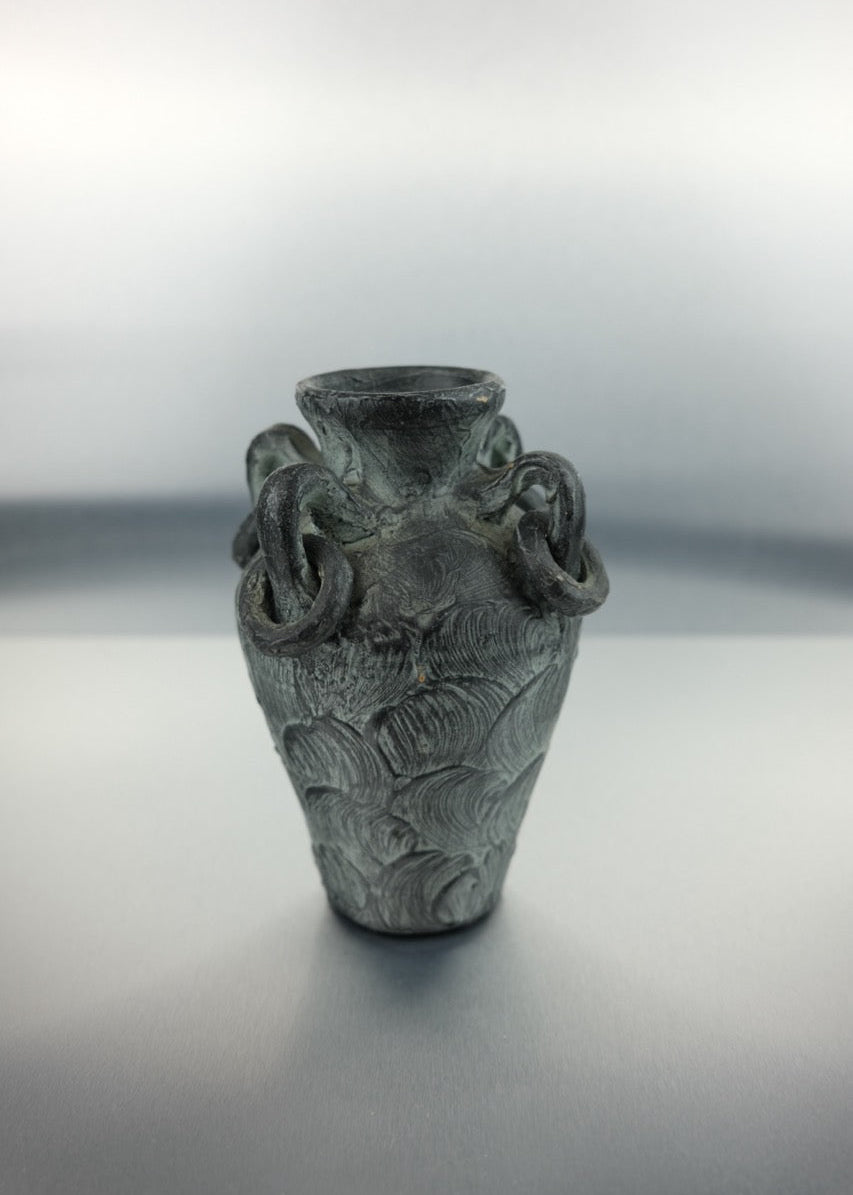 vase en terre cuite années 1970