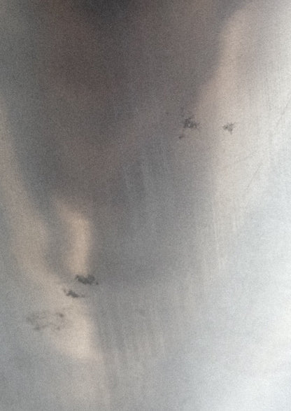 vase sculptural en fonte d’aluminium – années 70