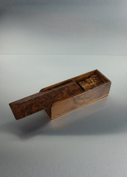 jeu de domino en bois de thuya & nacre