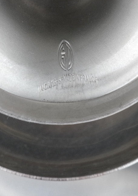 6 coupelles en inox design moderne