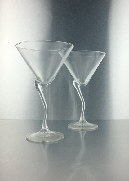 duo de verres à martini zig zag