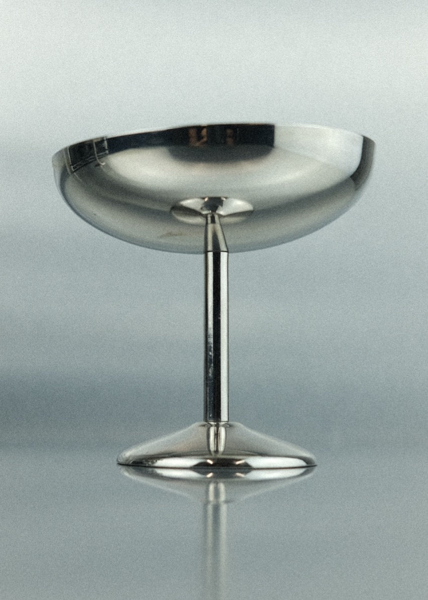 4 coupelles inox design minimaliste