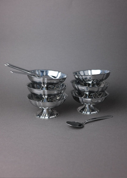 6 coupelles inox Guy Degrenne