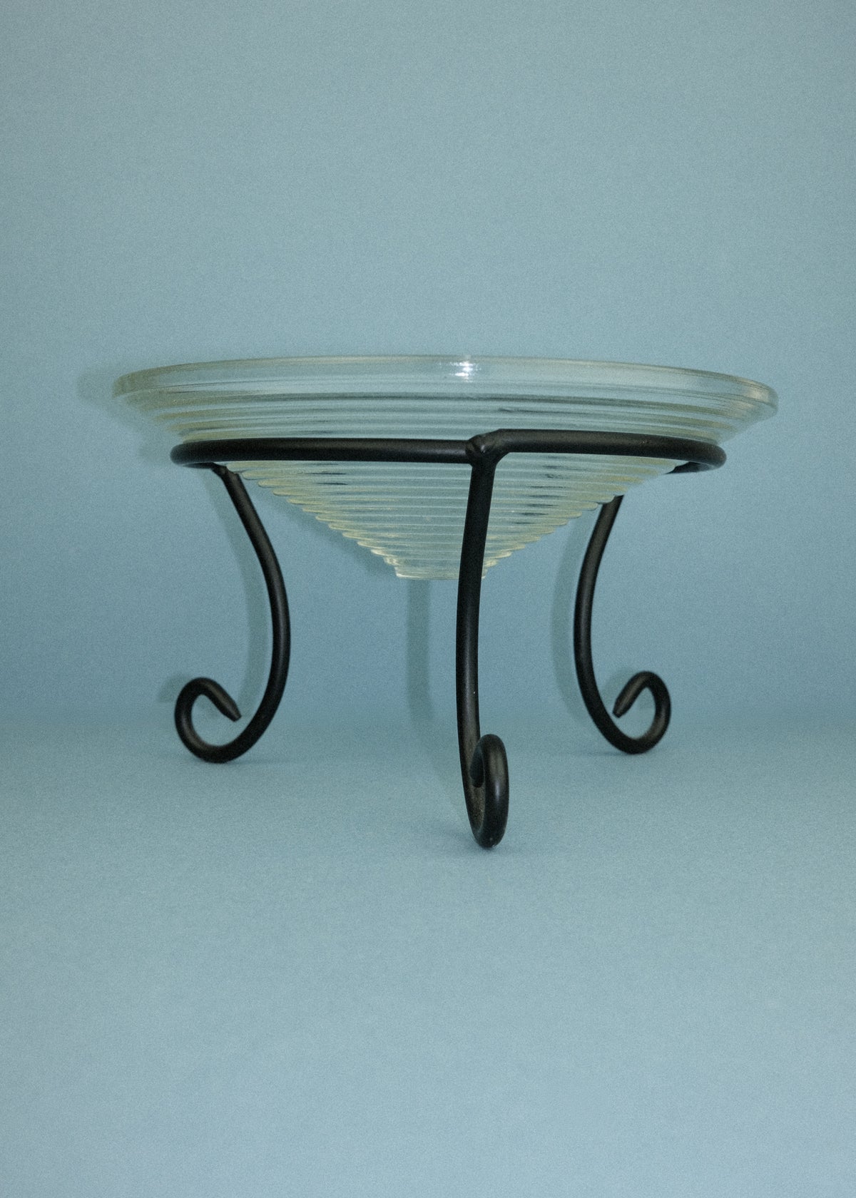 coupe en verre strié