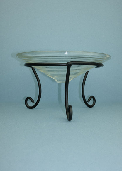 coupe en verre strié