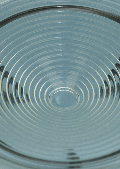 coupe en verre strié