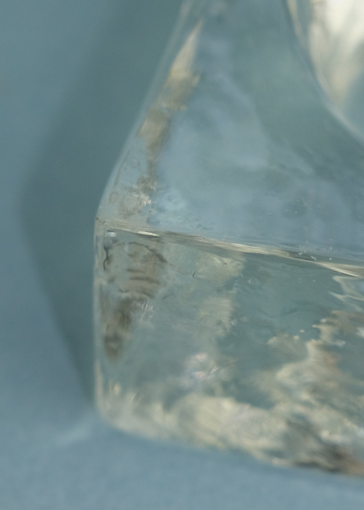cendrier en verre massif
