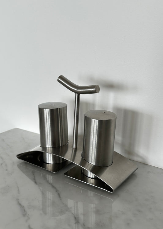 serviteur à sel & poivre inox brossé