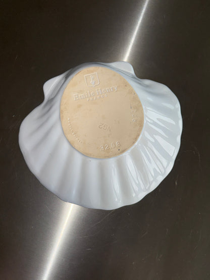 plat céramique coquille Saint-Jacques